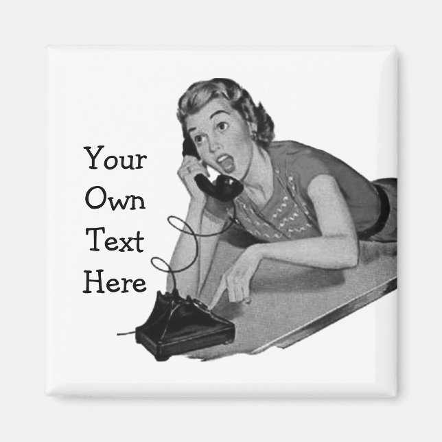 Retro Mobil Magnet (Framsidan)