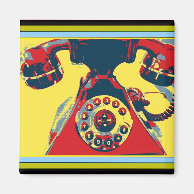 Retro Mobil Magnet (Framsidan)