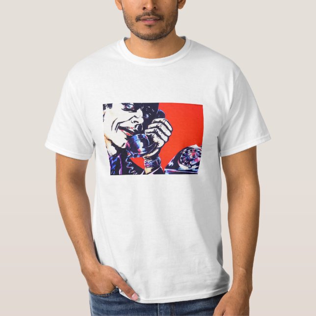 Retro mobil manT-tröja för kall ilsken 70-tal Tee Shirt (Framsida)