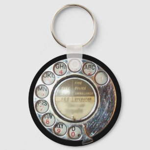 RETRO MOBIL VISARTAVLAkeychain Nyckelring