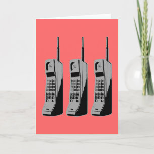 Retro Mobile Mobil Graphic Kort