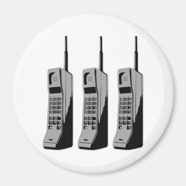 Retro Mobile Mobil Graphic Magnet (Framsidan)