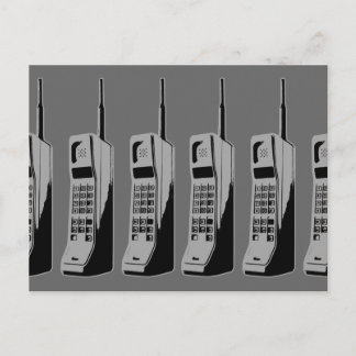 Retro Mobile Mobil Graphic Vykort