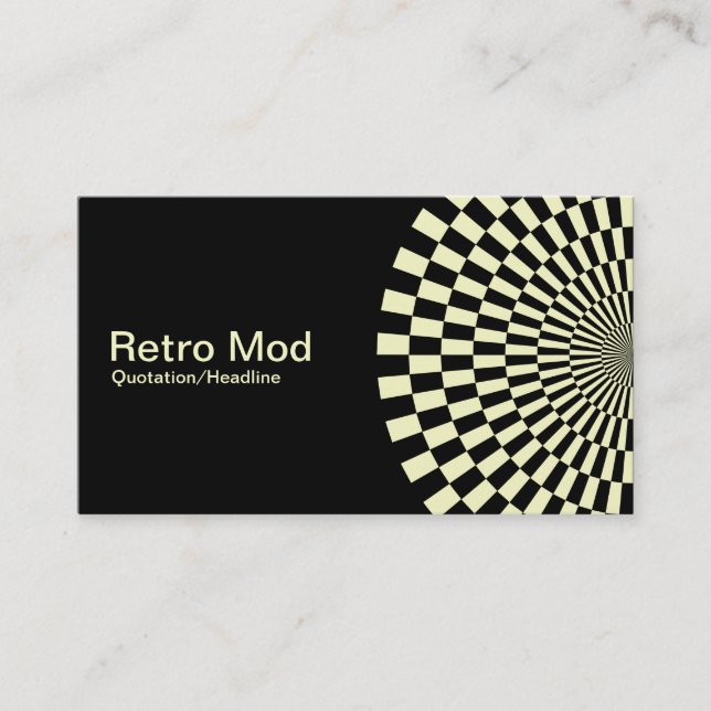 Retro Mod 07 Visitkort (Framsida)