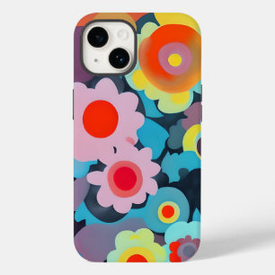 Retro mod blommor