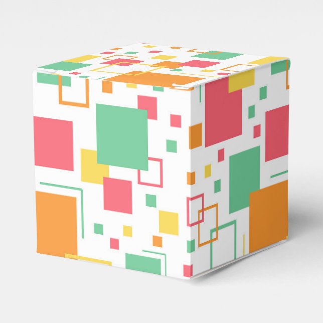 Retro Mod Citrus Presentaskar (Framsidan Sidan)