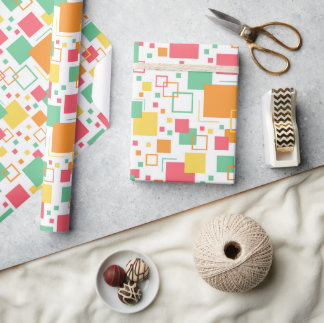 Retro Mod Citrus Presentpapper