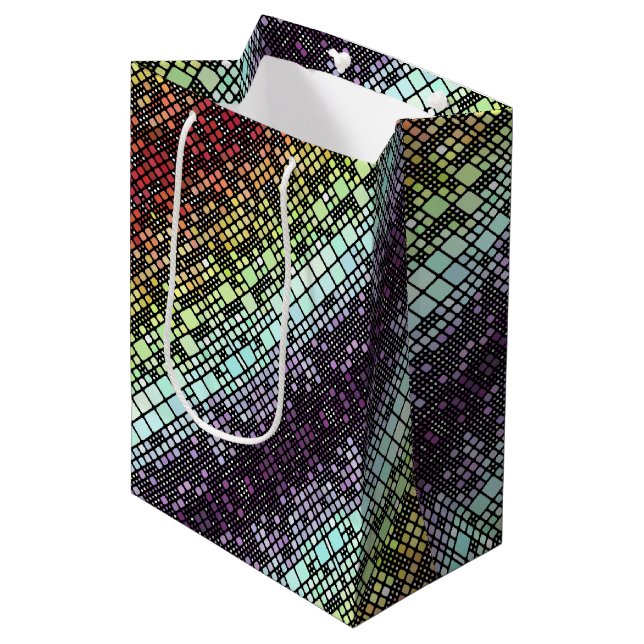 Retro Mod Geometrisk Groovy Funky Neurokönsstolthe (Framsidan Vinklad)