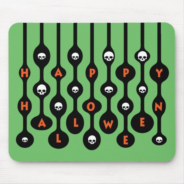 Retro Mod Gott Halloween Musmatta (Framsidan)