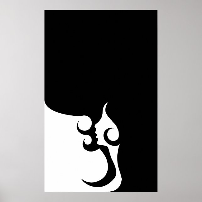 Retro Mod Woman Poster (Framsidan)