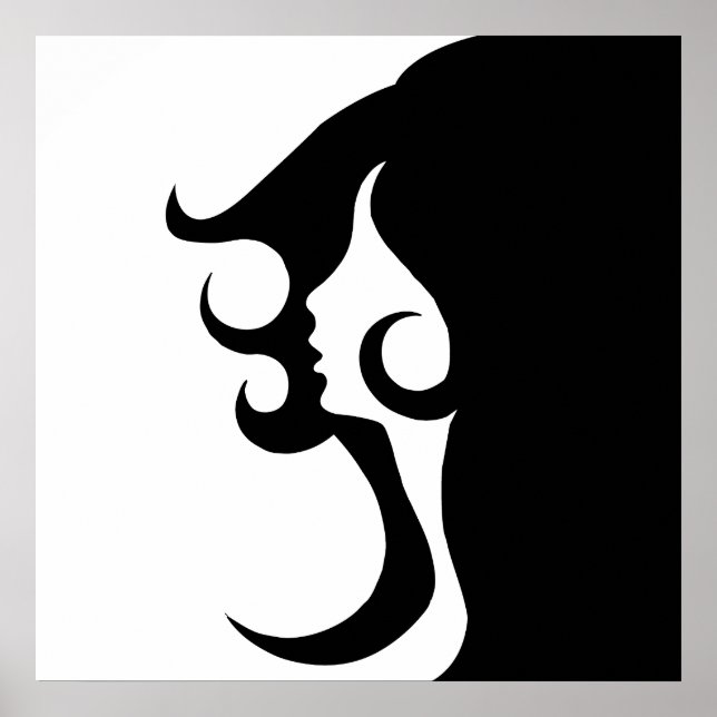 Retro Mod Woman Poster (Framsidan)