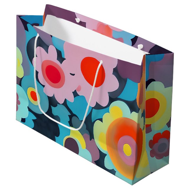 Retro moda blommor  (Framsidan Vinklad)