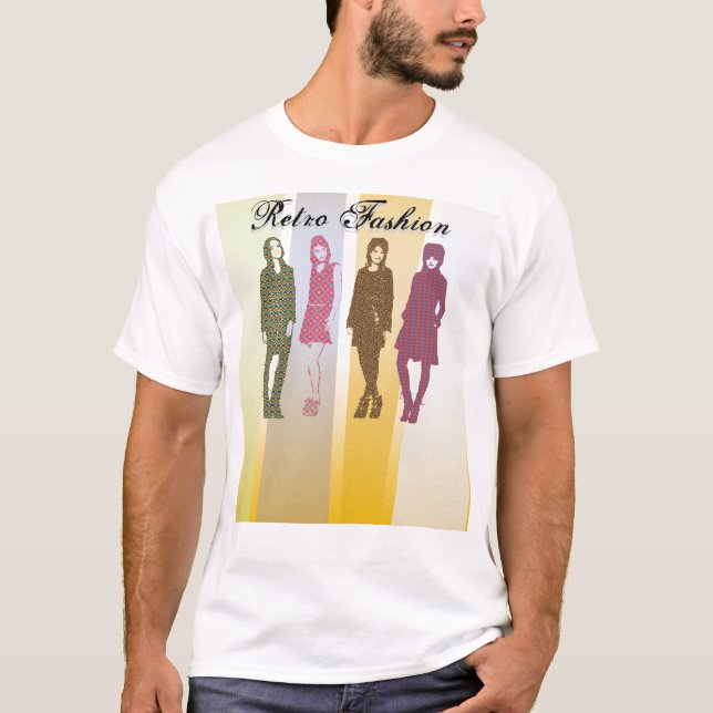 Retro mode för T-tröjamall Tee (Framsida)