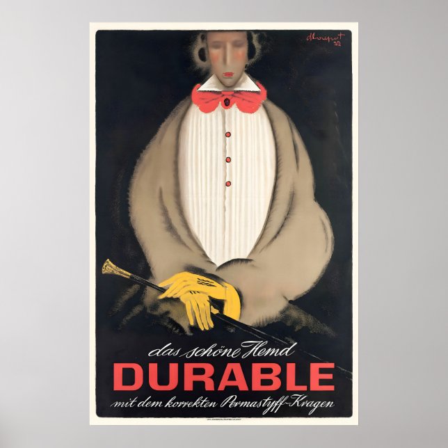 Retro Mode Hållbart Det Vackra Shacket Vintage Poster (Framsidan)