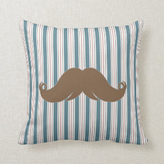 Retro moderiktig mustasch kudde