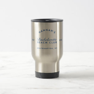 Retro Modern Bachelorette Navy Personlig Resemugg