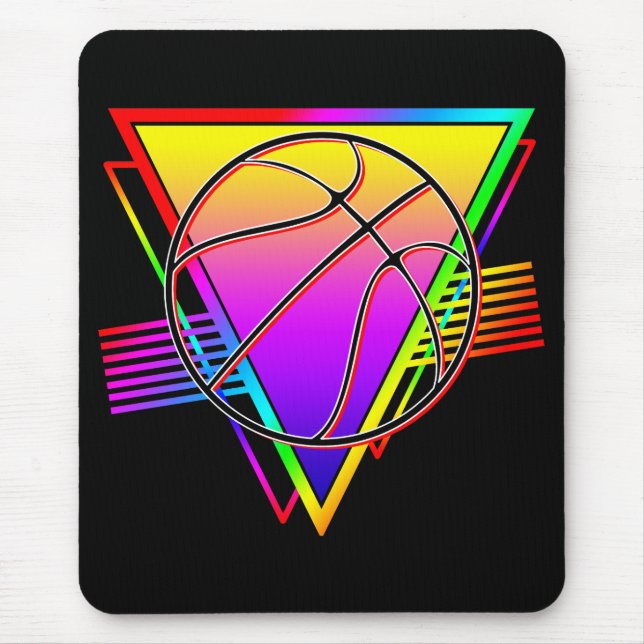 Retro Modern Basketball Boll Musmatta (Framsidan)