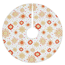 Retro Modern design i mitten av århundradet Julgransmatta Borstad Polyester