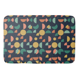 Retro Modern Elegant Geometric Tribal Badrumsmatta