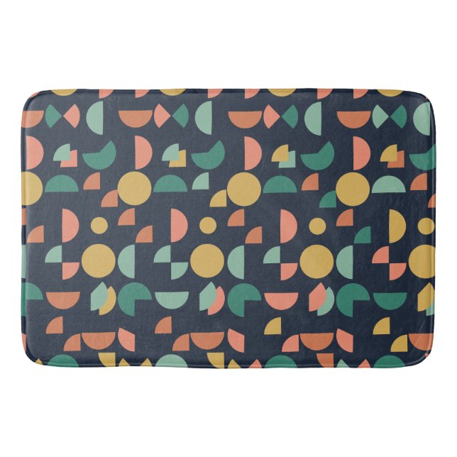 Retro Modern Elegant Geometric Tribal Badrumsmatta (Framsidan)