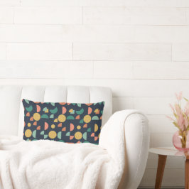 Retro Modern Elegant Geometric Tribal Lumbarkudde