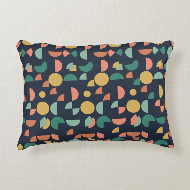 Retro Modern Elegant Geometrisk Tribal Prydnadskudde (Framsidan)