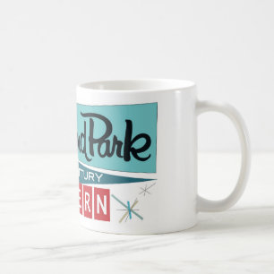 Retro Modern Firande Mugg - Ljusvit 11 oz