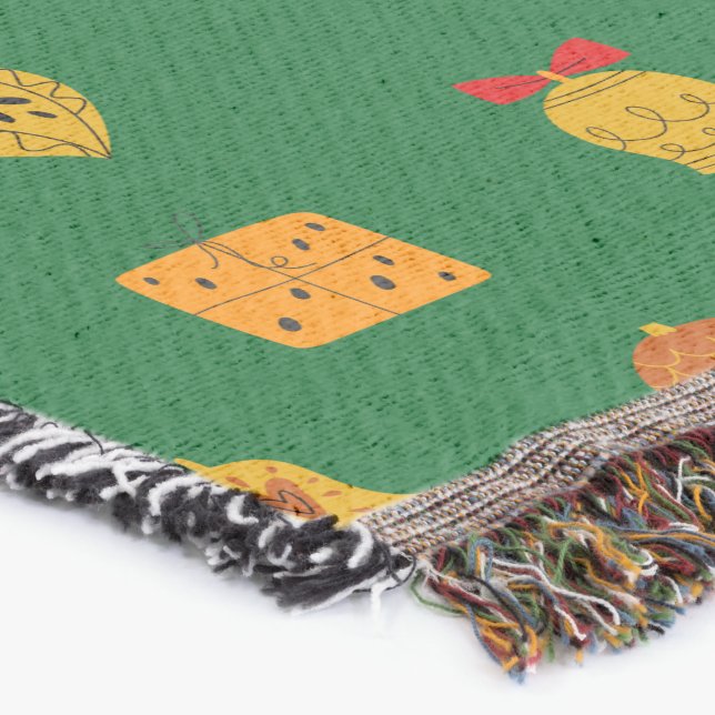 Retro Modern julikon i mitten av århundradet Filt (Hörn)