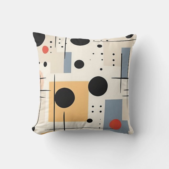 Retro Modern Kuddöverdrag Kudde (Framsida)