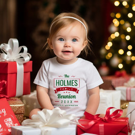 Retro Modern Logotyp för familjeåterförening T Shirt