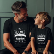 Retro Modern Logotyp för familjeåterförening