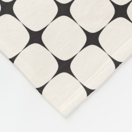 Retro Modern Mönster i mitten av århundradet Fleecefilt