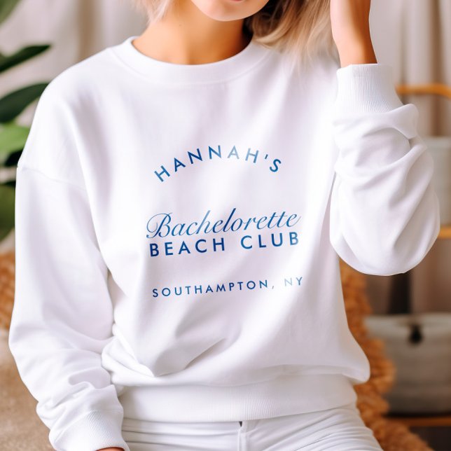 Retro Modern Navy Bachelorette Party T Shirt (Retro Modern Navy Bachelorette Party Sweatshirt)