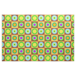 Retro Modern Polka dots cirklar Artikel 1970-talet Tyg