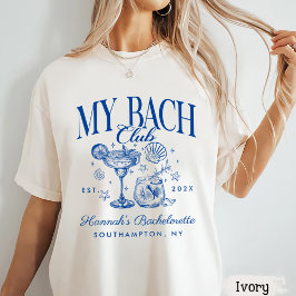 Retro Modern Rosa & Blå Sängvätning Helg T Shirt