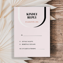 Retro Modern  Terracotta Black and White OSA