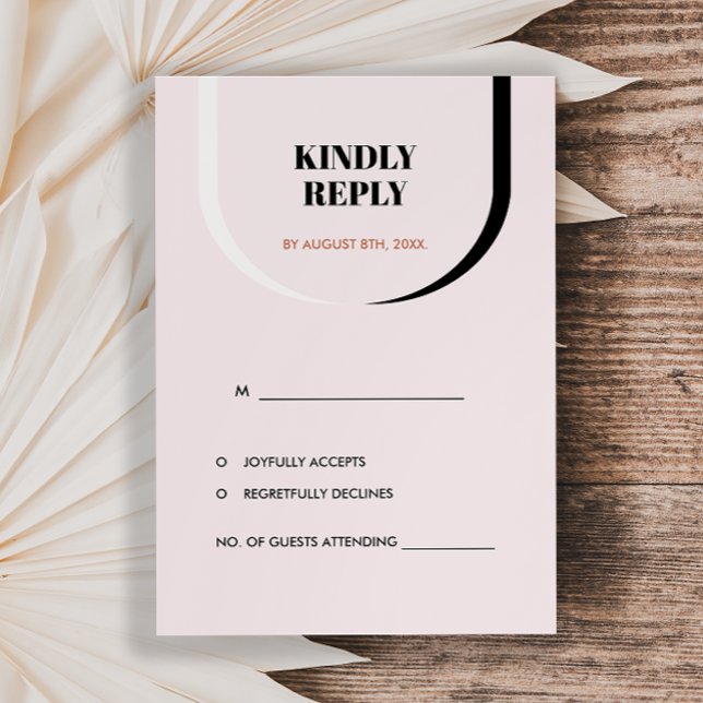 Retro Modern  Terracotta Black and White OSA (Skapare uppladdad)