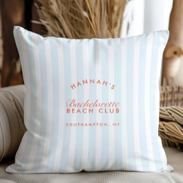 Retro Modern Vintage Blå Möhippa Kudde