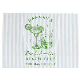 Retro Modern Vintage Blue Bachelorette