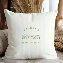 Retro Modern Vintage Grön & Gul Sösterfest Kudde