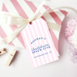 Retro Modern Vintage Navy & Rosa Bachelorette Presentetikett<br><div class="desc">Dessa märkre blandar lätt vintage med en modern vrid med rött och blått snyggt. Öka presentupplevelsen med Retro Modern Vintage Navy & Rosa Bachelorette Gift-Märkrna - ett chic och ett tänkvärt tillägg till festligheterna. Designat för att komplettera samlingen "Retro Modern Rosa & Navy Beach Bliss Bachelorette", koordinerar den perfekt med...</div>