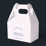 Retro Modern Vintage Rosa & Navy Bachelorette Presentaskar<br><div class="desc">Lägg till en liten charm utan tidsbegränsning till din bachelorette firande med Rosan Retro Modern Vintage & Navy Bachelorette Favor Box. I den här rutan blandas retro-estetiken utan problem med en modern vrid, som innehåller en kombination av rosa och marin snyggt. Perfekt för att presentera favoriter. Den här rutan lägger...</div>