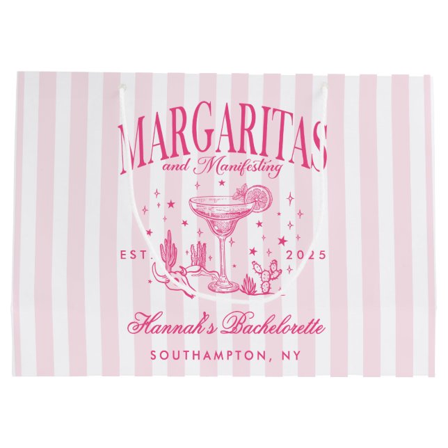 Retro Moderna Margaritas och Äktenskap Randig Bach (Baksidan)