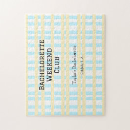 RETRO MOGENSTUND HELG KLUBB BLÅ GUL DATUM PUSSEL