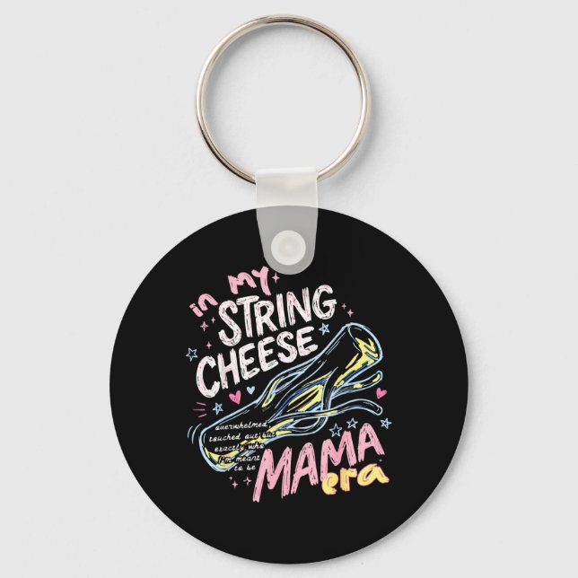 Retro Mom Life Mors Dag Nyckelring (Framsida)