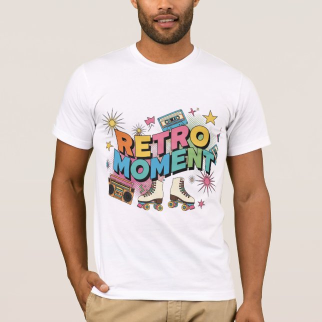 Retro Moment - Groovy Graphic Tee (Framsida)