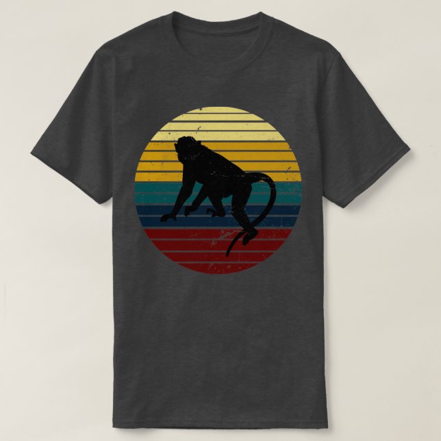 Retro Monkey T Shirt (Design framsida)