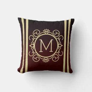 Retro Monogram Kudde