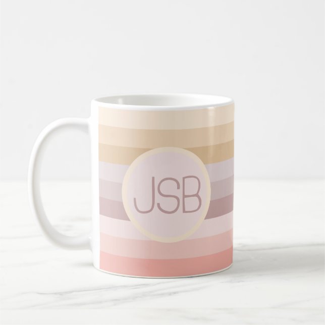Retro Monogram Mugg (Vänster)