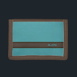 Retro Monogrammed Turcos Wallet Gift<br><div class="desc">Designen kommer från originalteckningen.</div>